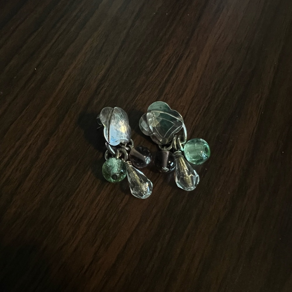 Sterling Silver Beaded Earrings
